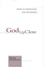 Cover of God up close by Doug McIntosh