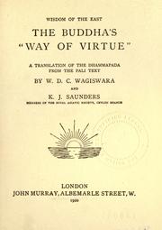 Front cover of The Buddha's "Way of virtue" by Kenneth J. Saunders