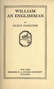 Cover of William, an Englishman by Cicely Mary Hamilton