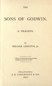 Front cover of The sons of Godwin by Leighton, William