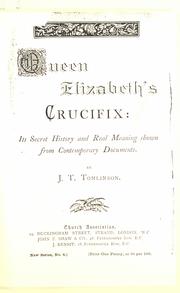 Front cover of Queen Elizabeth's crucifix by J. T. Tomlinson