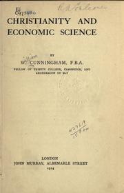 Cover of Christianity and economic science by William Cunningham