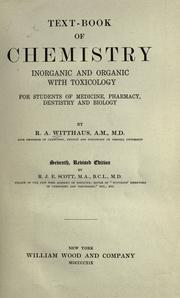 Front cover of Text-book of chemistry by Rudolph August Witthaus
