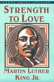 Cover of Strength to love by Martin Luther King Jr.