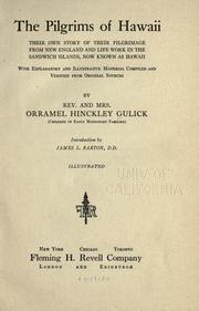 Front cover of The pilgrims of Hawaii by Orramel Hinckley Gulick