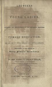 Cover of Lectures to young ladies by Almira (Hart) Lincoln Phelps