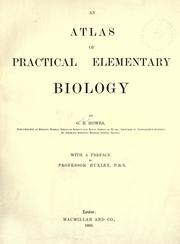 Front cover of An atlas of practical elementary biology by Howes, G. B.