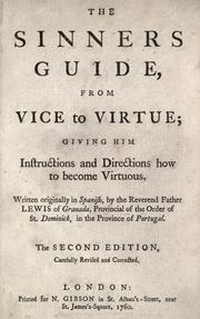 Cover of Guía de pecadores by Luis de Granada