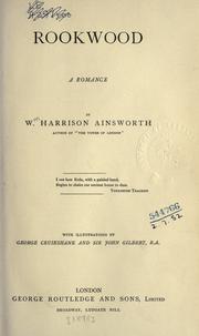 Front cover of Rookwood, a romance by William Harrison Ainsworth