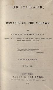 Cover of Greyslaer by Charles Fenno Hoffman