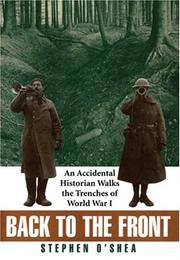 Cover of Back to the front by Stephen O'Shea