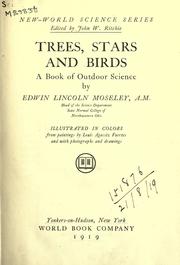 Front cover of Trees, stars and birds by Edwin Lincoln Moseley