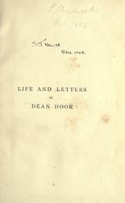 Cover of The life and letters of Walter Farquhar Hook, D.D., F.R.S by W. R. W. Stephens