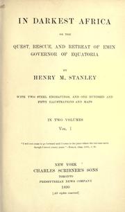 Front cover of In darkest Africa by Henry M. Stanley