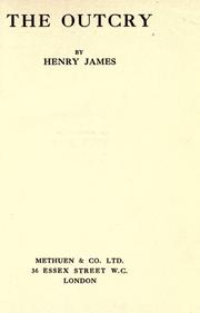 Cover of The Outcry by Henry James