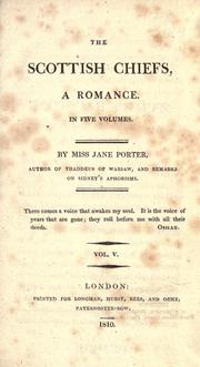 Cover of The Scottish Chiefs by Jane Porter