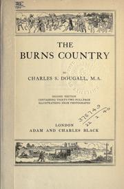 Front cover of The Burns country by Charles Shirra Dougall