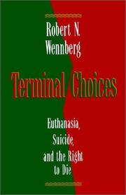 Cover of Terminal choices by Robert N. Wennberg