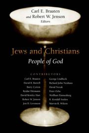 Front cover of Jews and Christians by Carl E. Braaten