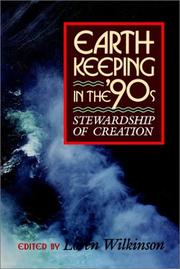 Cover of Earthkeeping in the nineties by Peter De Vos