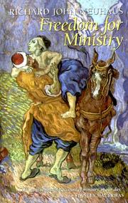 Cover of Freedom for Ministry by Richard John Neuhaus
