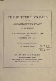 Front cover of The butterfly's ball and the grasshopper's feast by William Roscoe