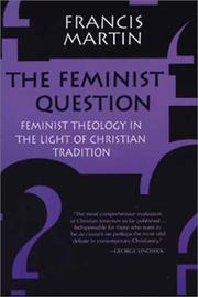 Front cover of The feminist question by Francis Martin
