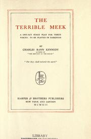 Front cover of The Terrible meek by Charles Rann Kennedy
