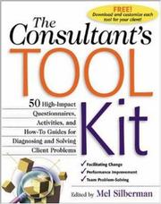 Cover of The Consultant's Toolkit by Mel Silberman