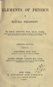 Front cover of Elements of physics by Arnott, Neil
