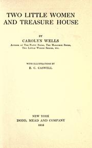 Front cover of Two little women and treasure house by Carolyn Wells