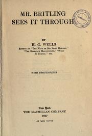 Cover of Mr. Britling Sees It Through by H. G. Wells