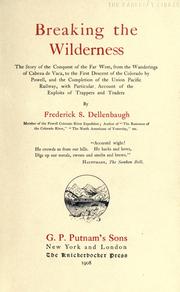 Cover of Breaking the wilderness by Frederick Samuel Dellenbaugh