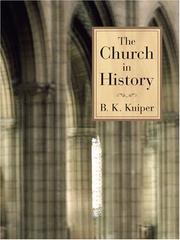 Front cover of The church in history by B. K. Kuiper