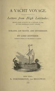 Front cover of Letters from high latitudes by Frederick Hamilton-Temple-Blackwood, 1st Marquess of Dufferin and Ava
