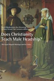 Front cover of Does Christianity teach male headship? by David Blankenhorn