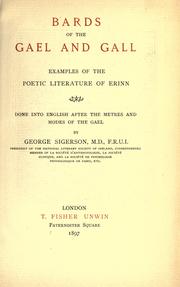 Front cover of Bards of the Gael and Gall by George Sigerson