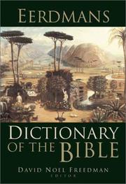 Front cover of Eerdmans dictionary of the Bible by David Noel Freedman