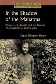 Front cover of In the Shadow of the Mahatma by Susan Billington Harper