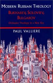 Front cover of Modern Russian Theology by Paul Valliere