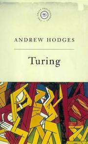 Cover of Turing by Andrew Hodges