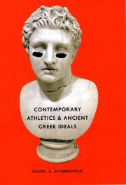 Front cover of Contemporary athletics and ancient Greek ideals by Daniel A. Dombrowski