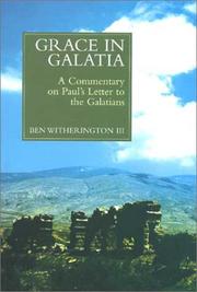 Cover of Grace in Galatia by Ben Witherington