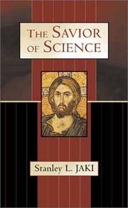 Front cover of The savior of science by Stanley L. Jaki