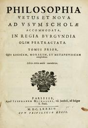 Front cover of Philosophia vetus et nova by Jean-Baptiste Du Hamel