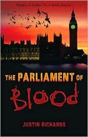 Front cover of The parliament of blood by Justin Richards