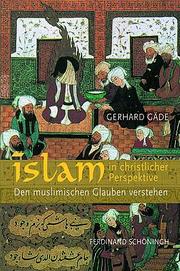 Front cover of Islam in christlicher Perspektive by Gerhard Gäde