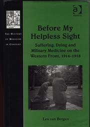 Cover of Before my helpless sight by Leo van Bergen