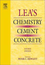Cover of Lea's chemistry of cement and concrete by F. M. Lea