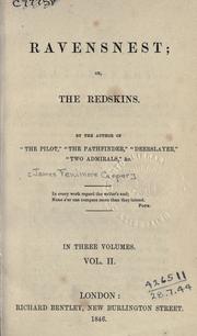 Front cover of Ravensnest, or, The redskins by James Fenimore Cooper